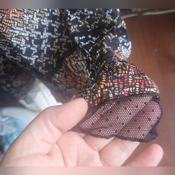 Bali Multi Colored Print Skirt with Belt S - Picture 4 of 7